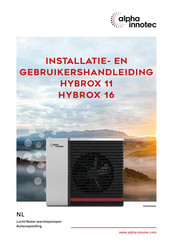 alpha innotec HYBROX 11 Installatie- En Gebruikershandleiding