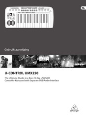 Behringer U-CONTROL UMX250 Gebruiksaanwijzing