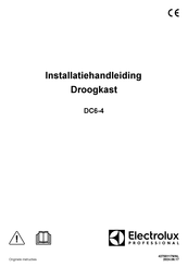 Electrolux Professional DC6-4 Installatiehandleiding