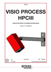 Lincoln Electric VISIO PROCESS HPCIII Onderhoudshandleiding