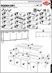 Profijt Meubel RODEN DR1 Montagehandleiding