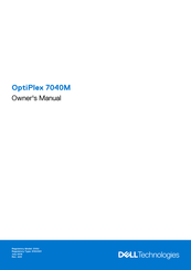 Dell OptiPlex Gebruikershandleiding