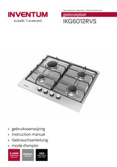 Inventum IKG6012RVS Gebruiksaanwijzing