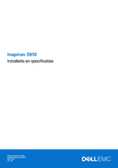 Dell Inspiron 3910 Installatiehandleiding