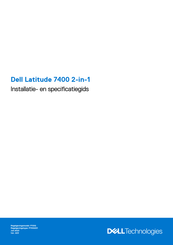 Dell P110G Installatiehandleiding