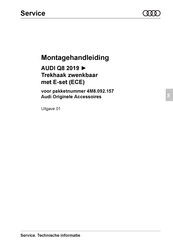 Audi 4M8.092.157 Montagehandleiding