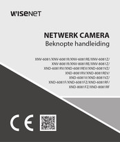 Wisenet XND-6081VZ Beknopte Handleiding