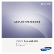 Samsung ML-5510ND Series Gebruikershandleiding