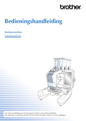 Brother 884-T09 Bedieningshandleiding