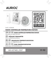 Auriol 4-LD6544 Bedienings- En Veiligheidsinstructies