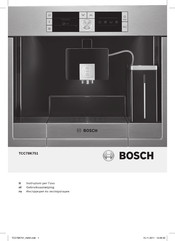 Bosch TCC78K751 Gebruiksaanwijzing