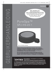 Intex PureSpa SPJ-HS-20-1 Gebruikershandleiding