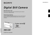 Sony Cyber-shot DSC-U40 Gebruiksaanwijzing