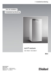 Vaillant icoVIT exclusiv VKO 156/3-7 Installatiehandleiding