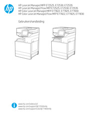 HP Color LaserJet Managed MFP E77822 Gebruikershandleiding