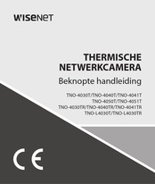 Wisenet TNO-4030TR Beknopte Handleiding