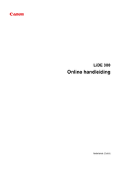 Canon LiDE 300 Online Handleiding