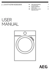 Aeg LAVATHERM 8DBE86W Gebruiksaanwijzing
