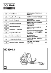 Dolmar MG5300.4 Originele Gebruiksaanwijzing