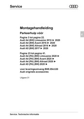 Audi 8W0.054.630 Montagehandleiding