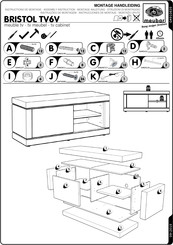 meubar BRISTOL TV6V Montagehandleiding