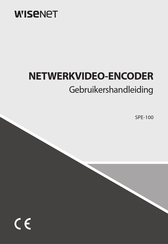 Wisenet SPE-100 Gebruikershandleiding