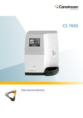 Carestream DENTAL CS 7600 Gebruikershandleiding