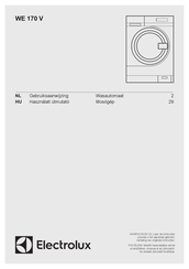 Electrolux WE 170 V Gebruiksaanwijzing