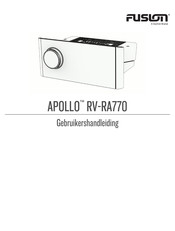 Garmin FUSION APOLLO RV-RA770 Gebruikershandleiding