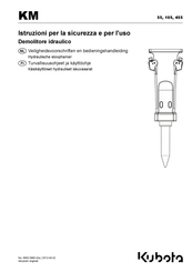 Kubota KM 105 Bedienings- En Veiligheidshandleiding