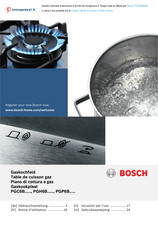 Bosch PGP6B Series Gebruiksaanwijzing