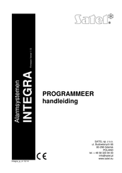 Satel INTEGRA Programmeerhandleiding