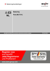 EWM M3.7X-K Bedieningshandleidingen