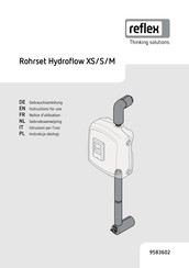 Reflex Rohrset Hydroflow S Gebruiksaanwijzing