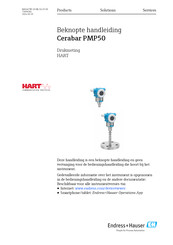 Endress+Hauser Cerabar PMP50 Beknopte Handleiding