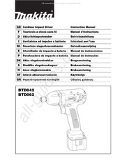 Makita BTD062 Gebruiksaanwijzing