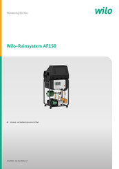 Wilo RainSystem AF150 Inbouw- En Bedieningsvoorschriften