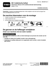 Toro Workman 07170 Installatie-Instructies