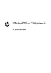 HP DESIGNJET T790 Gebruikershandleiding