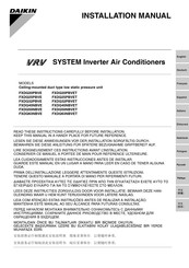 Daikin VRV FXDQ25PBVE Installatiehandleiding