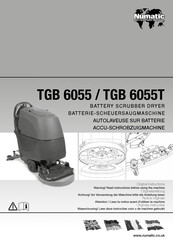 Numatic TGB 6055T Originele Instructies