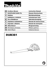 Makita DUB361Z Gebruiksaanwijzing