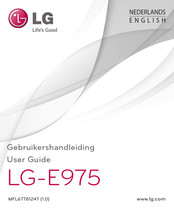 LG E975 Gebruikershandleiding