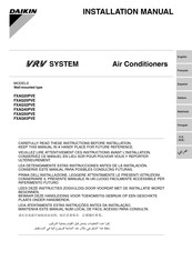 Daikin VRV FXAQ63PVE Installatiehandleiding