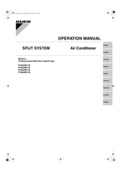 Daikin FFQ50BV1B Bedrijfshandleiding