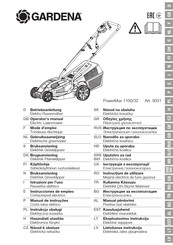 Gardena PowerMax 1100/32 Gebruiksaanwijzing