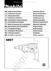 Makita 6807 Gebruiksaanwijzing