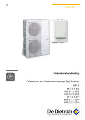 De Dietrich MIT-S 11-16/H Gebruikershandleiding