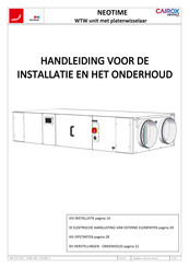 Zehnder Caladair Neotime Handleiding Voor Installatie En Onderhoud