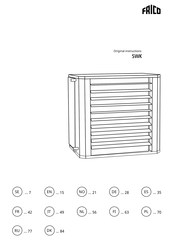 Frico SWK22 Handleiding